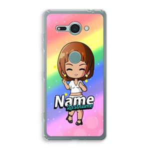 CaseCompany Chibi Maker vrouw: Sony Xperia XZ2 Compact Transparant Hoesje