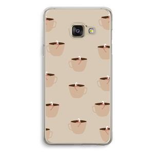 CaseCompany Morning coffee: Samsung Galaxy A3 (2016) Transparant Hoesje