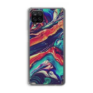 CaseCompany Chameleon Sun: Samsung Galaxy A12 Transparant Hoesje