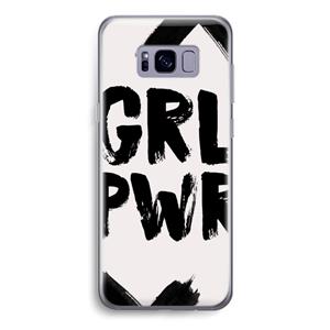 CaseCompany Girl Power #2: Samsung Galaxy S8 Transparant Hoesje