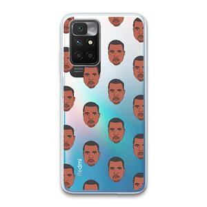 CaseCompany Kanye Call Me℃: Xiaomi Redmi 10 Transparant Hoesje