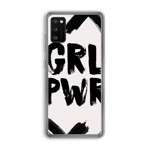 CaseCompany Girl Power #2: Samsung Galaxy A41 Transparant Hoesje