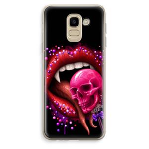 CaseCompany Dodelijk zoet: Samsung Galaxy J6 (2018) Transparant Hoesje