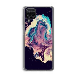 CaseCompany Cosmic Silence: Samsung Galaxy A12 Transparant Hoesje