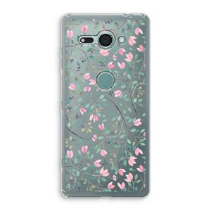 CaseCompany Sierlijke bloemen: Sony Xperia XZ2 Compact Transparant Hoesje