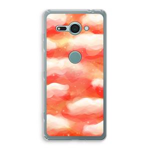 CaseCompany Lichte Wolken: Sony Xperia XZ2 Compact Transparant Hoesje