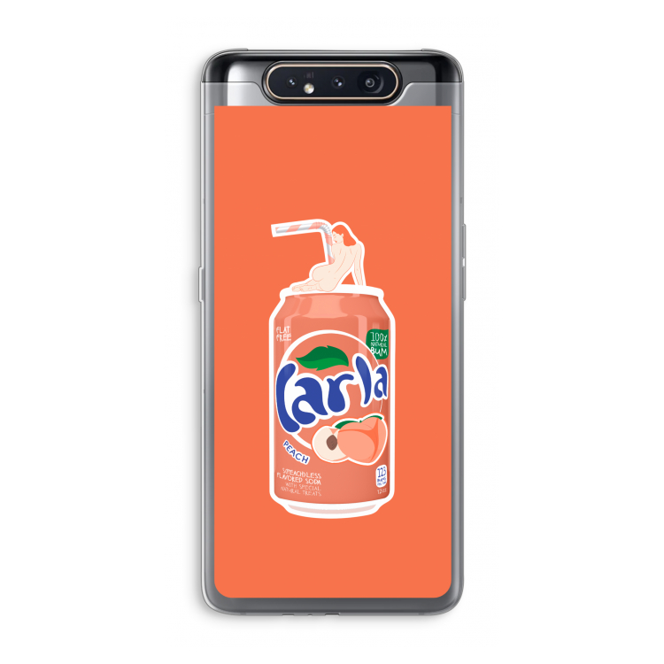 CaseCompany S(peach)less: Samsung Galaxy A80 Transparant Hoesje