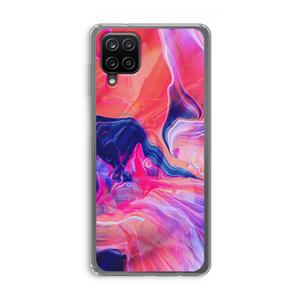 CaseCompany Earth And Ocean: Samsung Galaxy A12 Transparant Hoesje