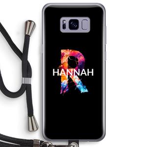 CaseCompany Abstract Spectrum: Samsung Galaxy S8 Plus Transparant Hoesje met koord