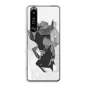 CaseCompany House: Sony Xperia 1 III Transparant Hoesje