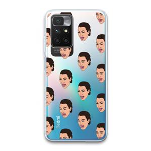 CaseCompany Ugly Cry Call: Xiaomi Redmi 10 Transparant Hoesje
