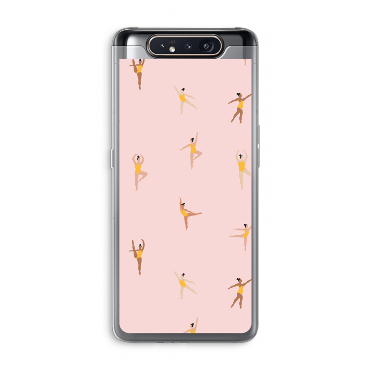 CaseCompany Dans #2: Samsung Galaxy A80 Transparant Hoesje