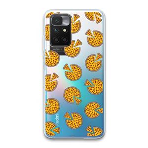 CaseCompany You Had Me At Pizza: Xiaomi Redmi 10 Transparant Hoesje