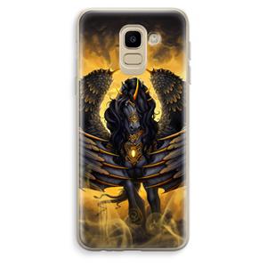 CaseCompany Pegasus: Samsung Galaxy J6 (2018) Transparant Hoesje