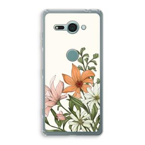 CaseCompany Floral bouquet: Sony Xperia XZ2 Compact Transparant Hoesje