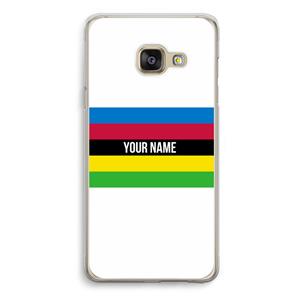 CaseCompany WK Wielrennen: Samsung Galaxy A3 (2016) Transparant Hoesje