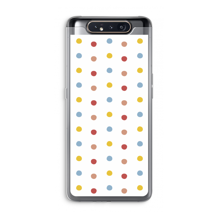 CaseCompany Bollen: Samsung Galaxy A80 Transparant Hoesje