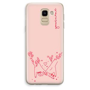 CaseCompany Best Friends: Samsung Galaxy J6 (2018) Transparant Hoesje