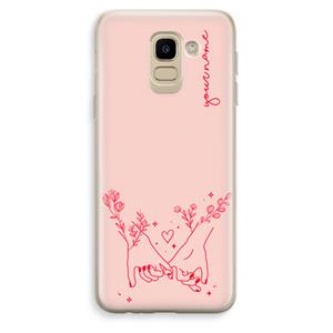 CaseCompany Best Friends: Samsung Galaxy J6 (2018) Transparant Hoesje