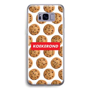 CaseCompany Koekerond: Samsung Galaxy S8 Transparant Hoesje