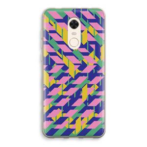 CaseCompany Skew Blush 1: Xiaomi Redmi 5 Transparant Hoesje