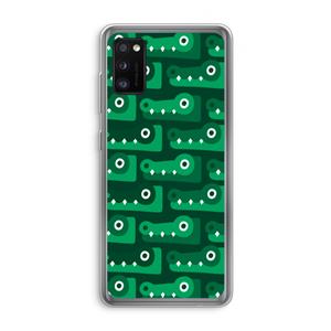 CaseCompany Crocs: Samsung Galaxy A41 Transparant Hoesje