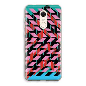 CaseCompany Skew Blush 2: Xiaomi Redmi 5 Transparant Hoesje