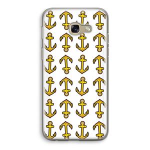CaseCompany Musketon Anchor: Samsung Galaxy A5 (2017) Transparant Hoesje