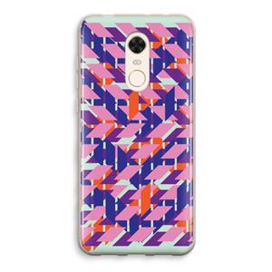 CaseCompany Skew Blush 3: Xiaomi Redmi 5 Transparant Hoesje
