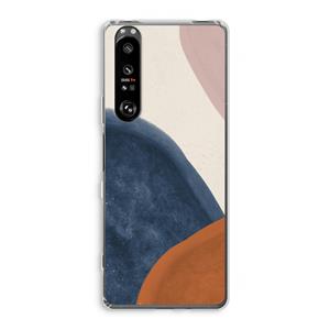 CaseCompany Geo #1: Sony Xperia 1 III Transparant Hoesje