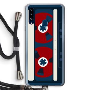 CaseCompany Here's your tape: Samsung Galaxy A20s Transparant Hoesje met koord