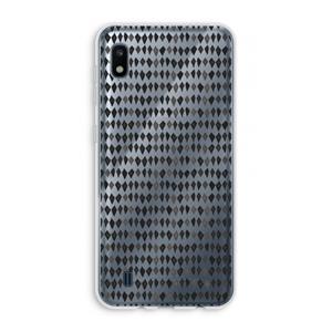 CaseCompany Crazy shapes: Samsung Galaxy A10 Transparant Hoesje