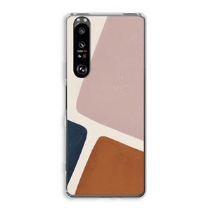 CaseCompany Geo #2: Sony Xperia 1 III Transparant Hoesje