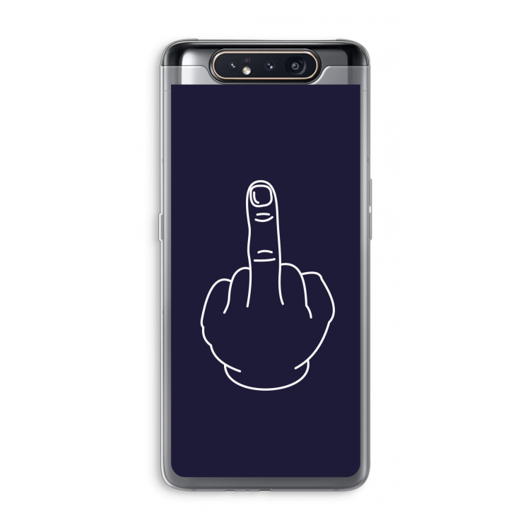 CaseCompany F**k U: Samsung Galaxy A80 Transparant Hoesje