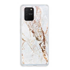 CaseCompany Goud marmer: Samsung Galaxy S10 Lite Transparant Hoesje