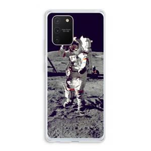 CaseCompany Spaceman: Samsung Galaxy S10 Lite Transparant Hoesje