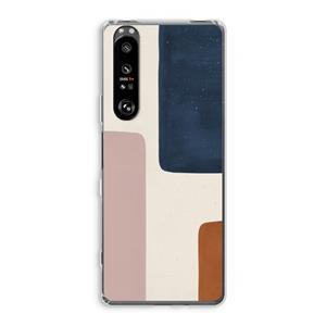 CaseCompany Geo #5: Sony Xperia 1 III Transparant Hoesje