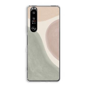 CaseCompany Geo #6: Sony Xperia 1 III Transparant Hoesje