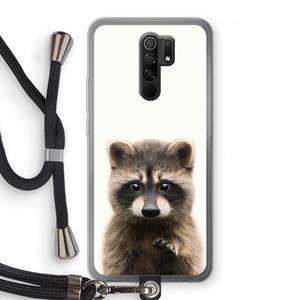 CaseCompany Rocco: Xiaomi Redmi 9 Transparant Hoesje met koord