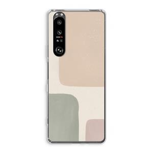 CaseCompany Geo #7: Sony Xperia 1 III Transparant Hoesje