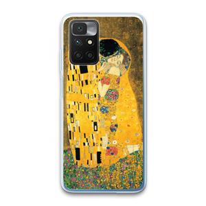 CaseCompany Der Kuss: Xiaomi Redmi 10 Transparant Hoesje