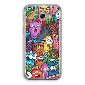 CaseCompany Vexx Mixtape: Samsung Galaxy A5 (2017) Transparant Hoesje