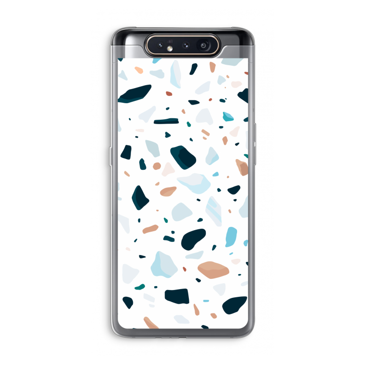 CaseCompany Terrazzo N°13: Samsung Galaxy A80 Transparant Hoesje