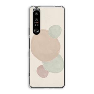 CaseCompany Geo #9: Sony Xperia 1 III Transparant Hoesje