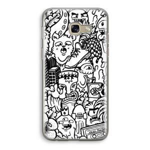 CaseCompany Vexx Mixtape #2: Samsung Galaxy A5 (2017) Transparant Hoesje
