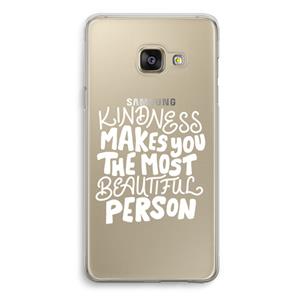 CaseCompany The prettiest: Samsung Galaxy A3 (2016) Transparant Hoesje