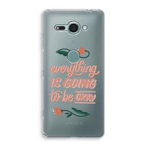 CaseCompany Optimistic flower girl: Sony Xperia XZ2 Compact Transparant Hoesje