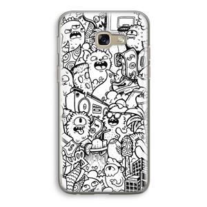 CaseCompany Vexx City #2: Samsung Galaxy A5 (2017) Transparant Hoesje