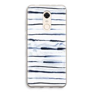 CaseCompany Ink Stripes: Xiaomi Redmi 5 Transparant Hoesje