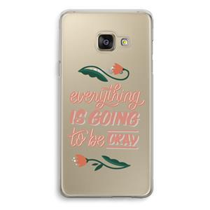 CaseCompany Optimistic flower girl: Samsung Galaxy A3 (2016) Transparant Hoesje